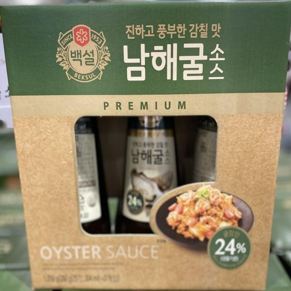 CJ Beksul Namhae Oyster Sauce Concentrate 350g x 3 Bottles One thing