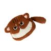 Cat Shaped Coin Purse Plush Coin Pouch Cute Wallet with Zipper Small Change Purse for Women Portable Cosmetic Bags