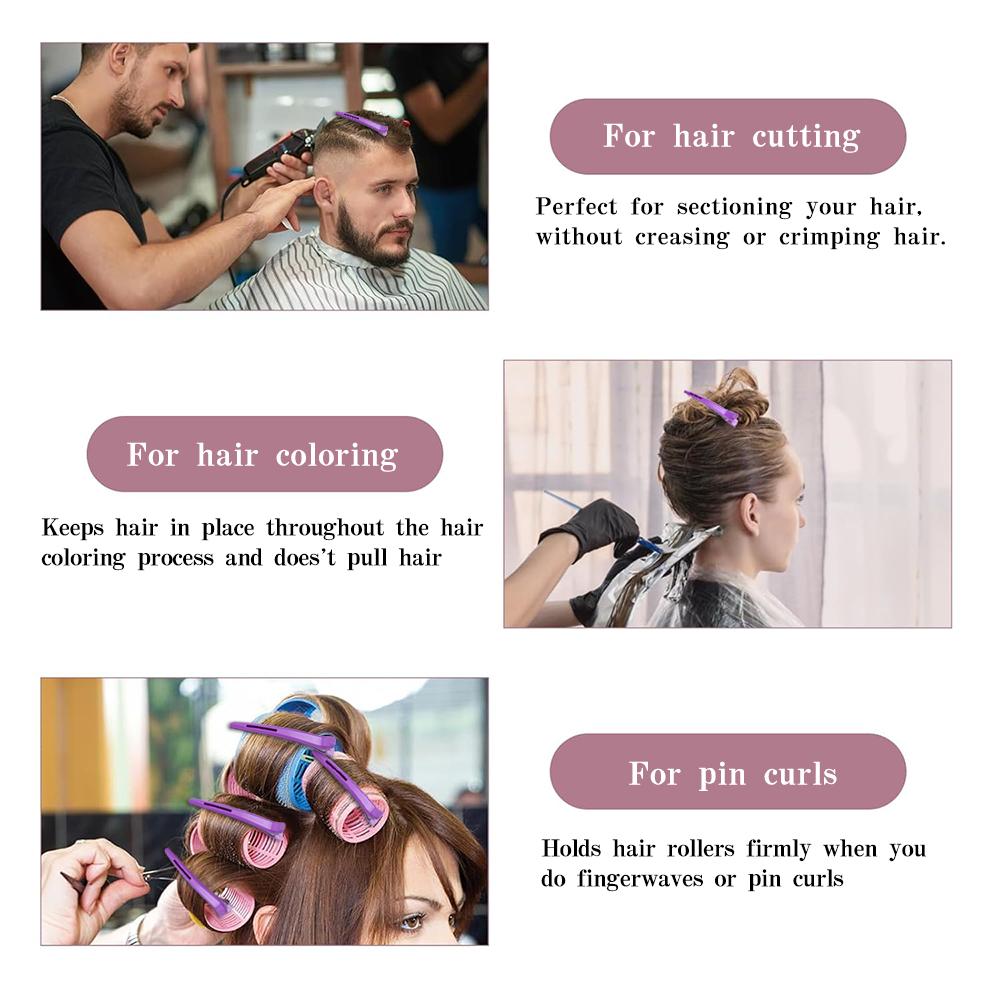 6/10Pcs/Set Plastic Edge Clip Hairpin Accessories Plus Size Fish Beak Clip Hair and Duck Beak Clip Hairpin Hair Styling Tools