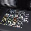 Transparent Acrylic Magnetic Shockproof Phone Case With Camera Lens Stand For Iphone