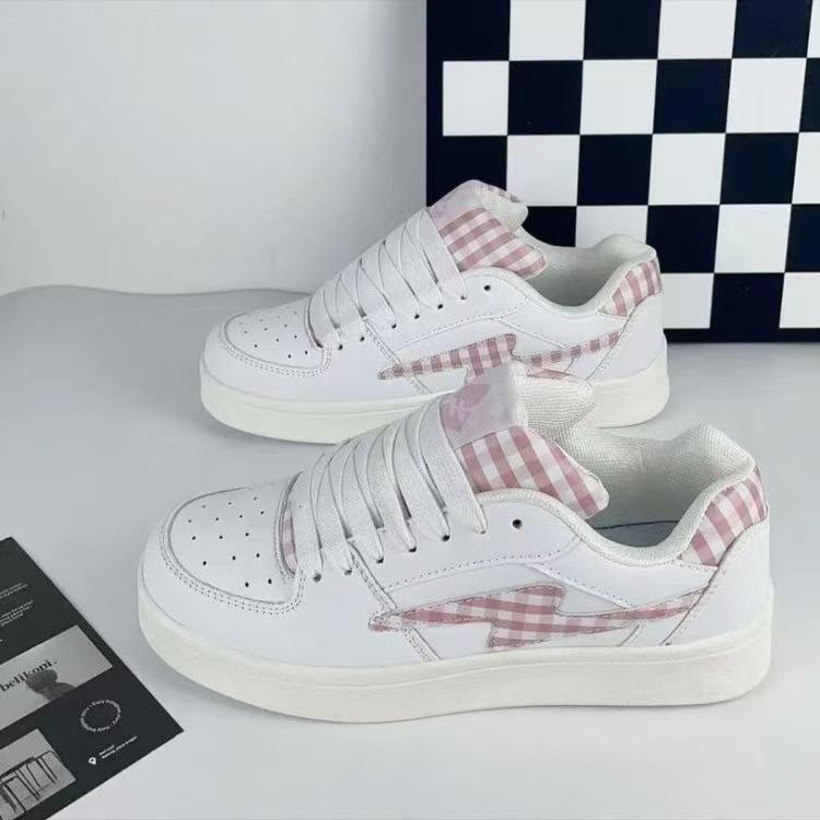 

2025 summer mandarin duck bread board shoes breathable and fresh design little white shoes factory student couple bread shoes 40 розовый