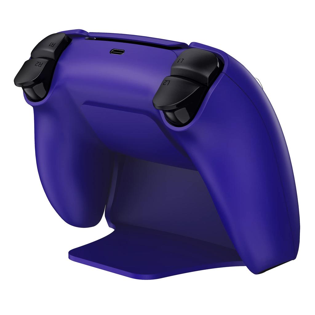 PlayVital 2 Sets Display Stand Compatible with PS5 Storage Stand Compatible with DualSense Desk Storage Stand Compatible with PS5 Stand with Rubber