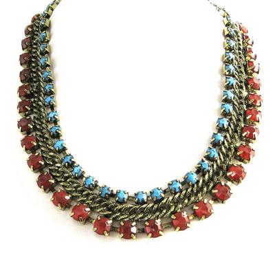 [M1978] - Designer Necklace 'Altai' Tutti Frutti