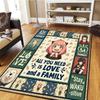 SPY FAMILY Living Room Carpet, Bedroom Decor, Home Cool Movie Mat Play Floor Mat -HE57