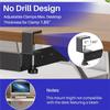 Good-Under Desk Laptop Mount Storage Tray Metal No Drill Design With Cable Management Multipurpose Household Organizer