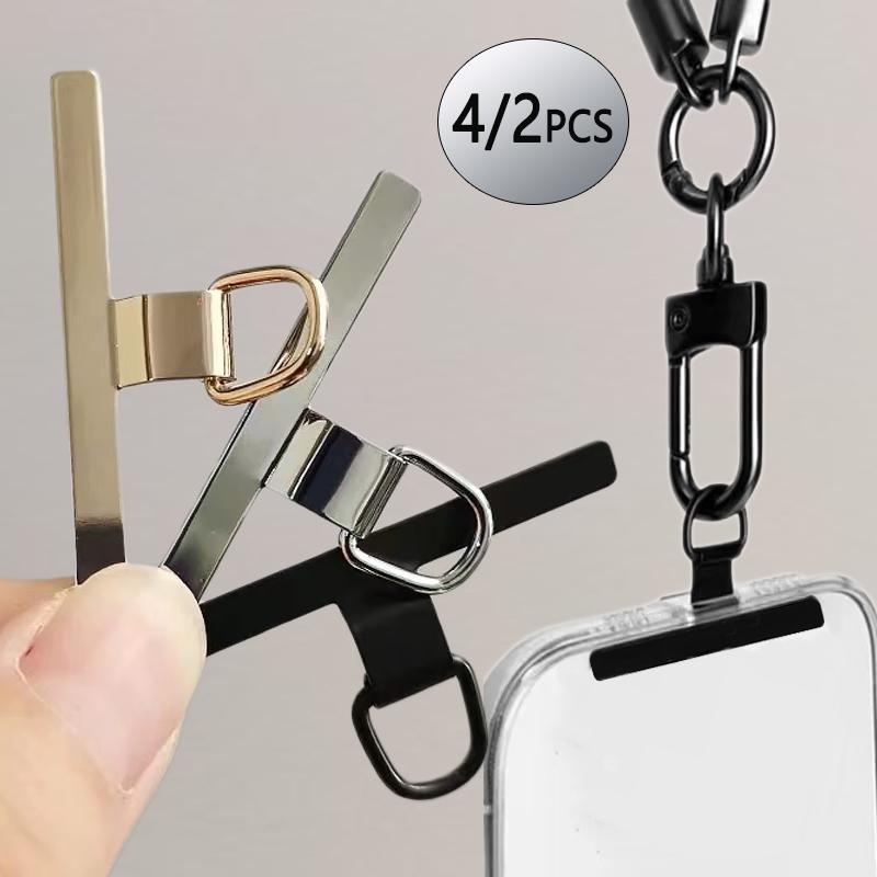Universelles Metall-Handy-Lanyard-Dichtungsflicken Strapazierfähiges Ultradünnes Handy-Schlingseil Kartenclip-Riemen Aufhängeschnur-Lasche Zubehör