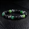 1Pcs Male irregular stone bracelet, striped agate necklace,  accessory, vintage bracelet