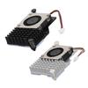 for Pi  Cooler Replacement Aluminium Alloy Temperature Controlled PWM Speed Control Cooling Fan for