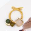 3-piece set of chic coin drop hair ties