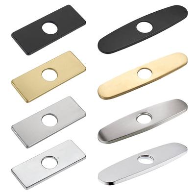 Placa de Deck para Torneira Cobertura de Torneira Placa de Deck Placa Escutcheon para Torneira de Banheiro Cobertura de Furo para Placa de Torneira