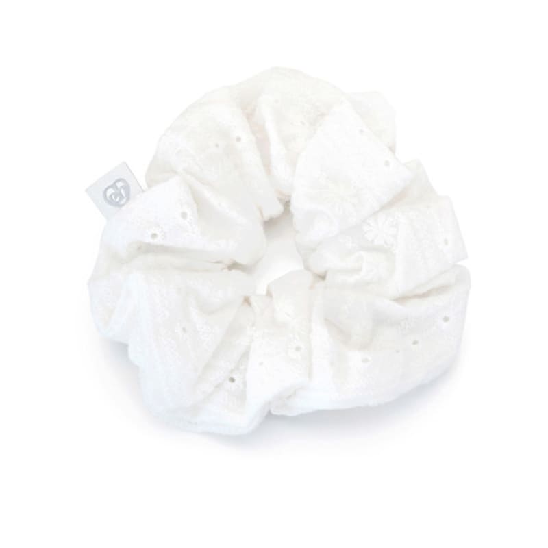 engbrox Daisy Eyelet Scrunchie