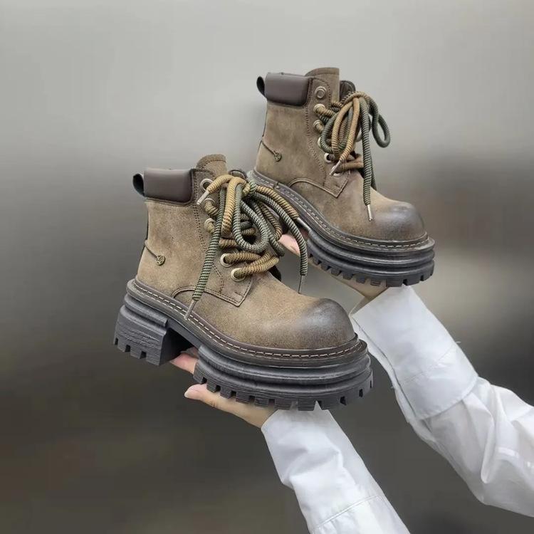 Platform Women Ankle Boots Chunky Designer Chelsea Boots Woman Winter Shoes 2024 Trend Fashion Retro Female Boots