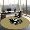 Collingwood Football Club (1) Round Office Rug Decorative Floor Rug for Office Bedroom Living Room and Home Space