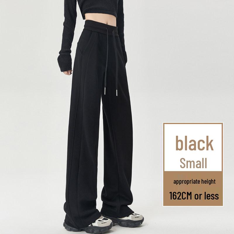 

Women s High-Waisted Plus Velvet Straight-Leg Sweatpants - Autumn/Winter 2026 Collection S 40-48KG