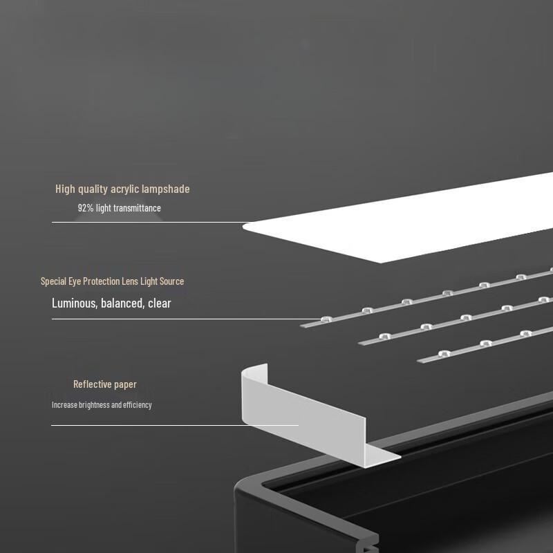 Andeli LED Square Tube Pendant Light