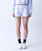CRUSHST Slim Striped Sweat Shorts Melange White