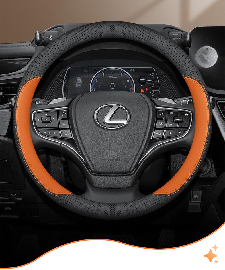 Ultra-Thin Steering Wheel Cover for Lexus ES, UX, LS, RX, LX, LC, GX, NX Models