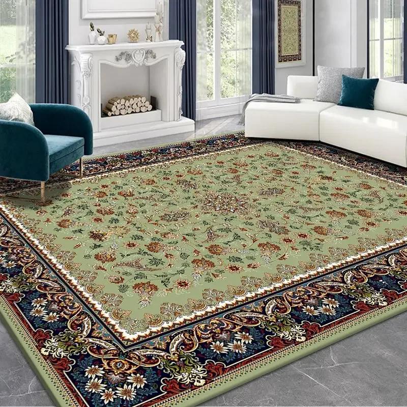 Oriental Ethnic Style Carpet Living Room Decor Persian Big Size Area Rugs Bedroom Decor 200x300 Washable Non-slip Cloakroom Mats