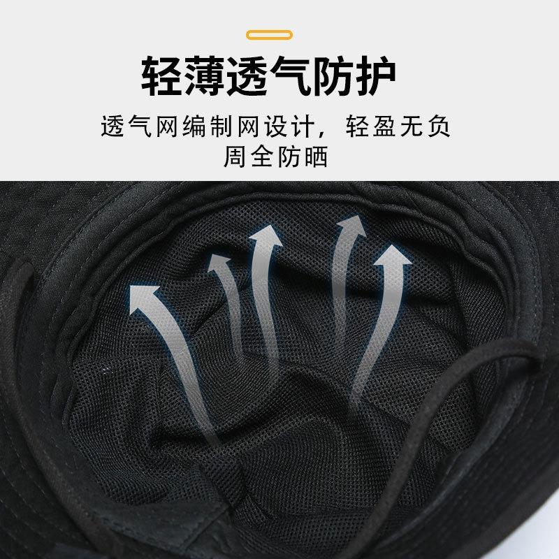 Four Seasons Camouflage Bucket Hat Men's Pure Cotton Sunscreen Hat Versatile Outdoor Women's Sun Hat