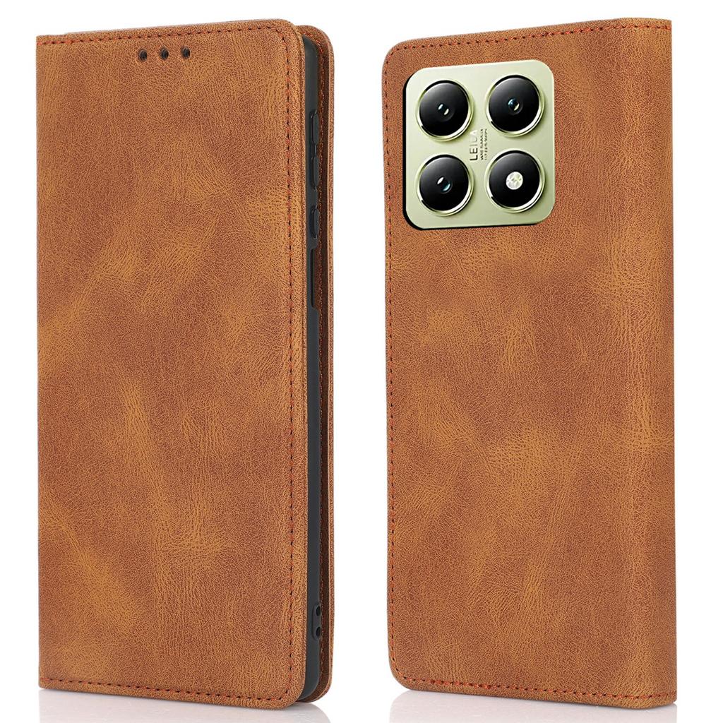 For Xiaomi 14T Case Wallet Magnetic Closing Leather Flip Phone Cover