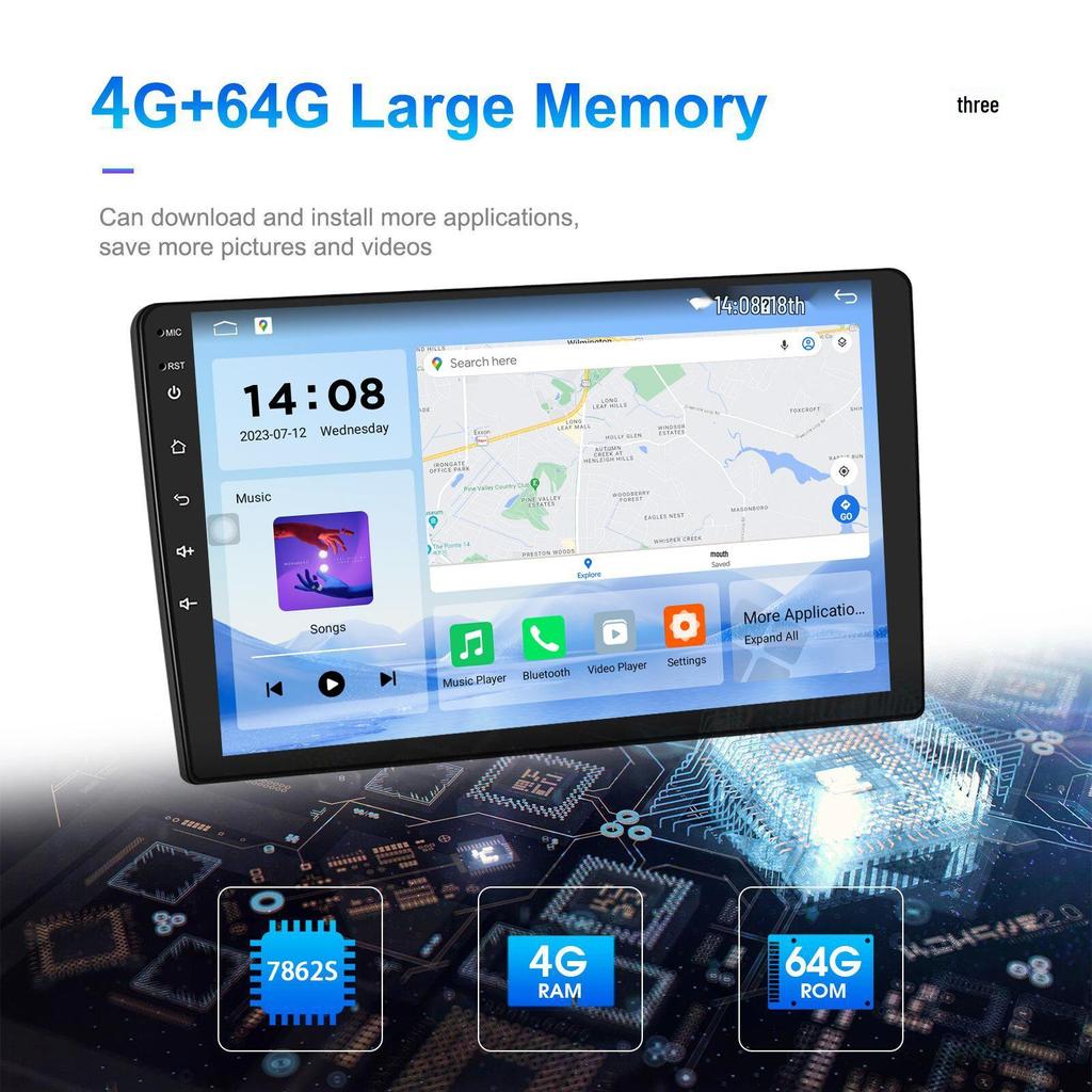 TS10 Universal Motorcycle Android Navigation with 7/9/10 Inch Bezel-less Display