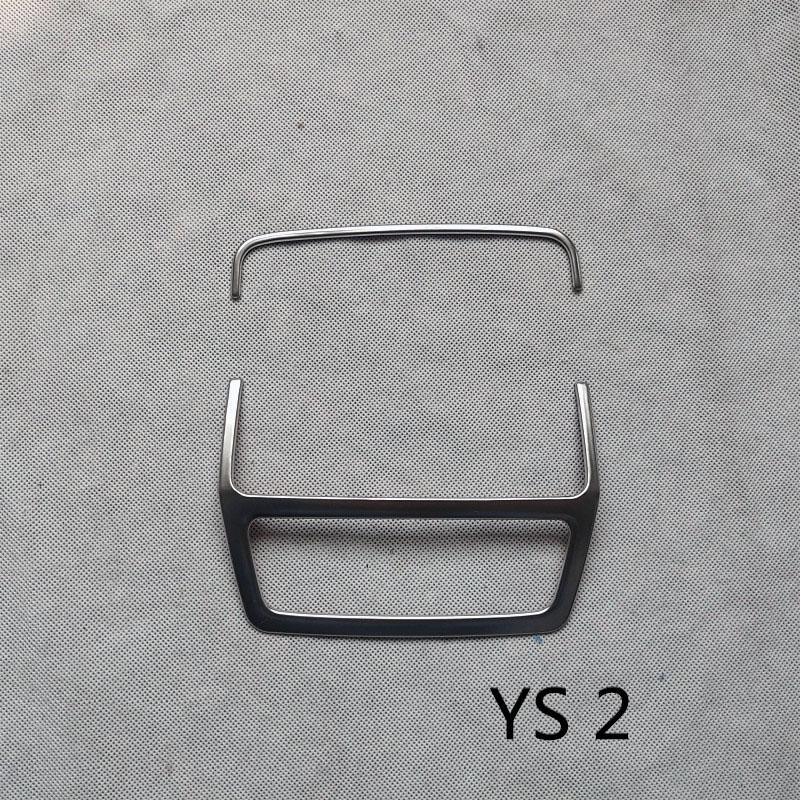 Garnish Rear Air Vent Trim Cover fit for Skoda Kodiaq 2017 2018 Interior Accessories Metal Car Styling