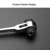 1pc 8 in 1 Dog Bone Ratchet Wrench Set, Double-Sided Automatic, Adjustable Steel, Multifunctional, Very Useful, for Easy Work