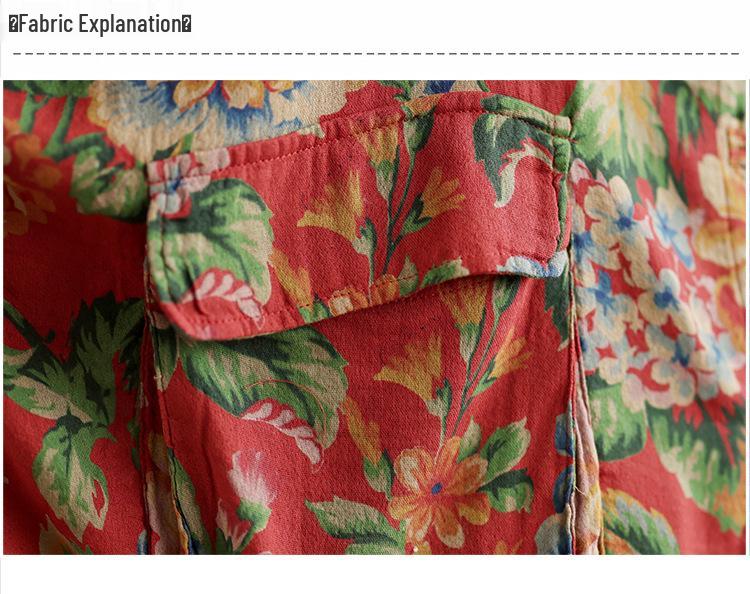 Real Shot 2025 Cotton Linen Frog Button Shirt Retro Cardigan Top