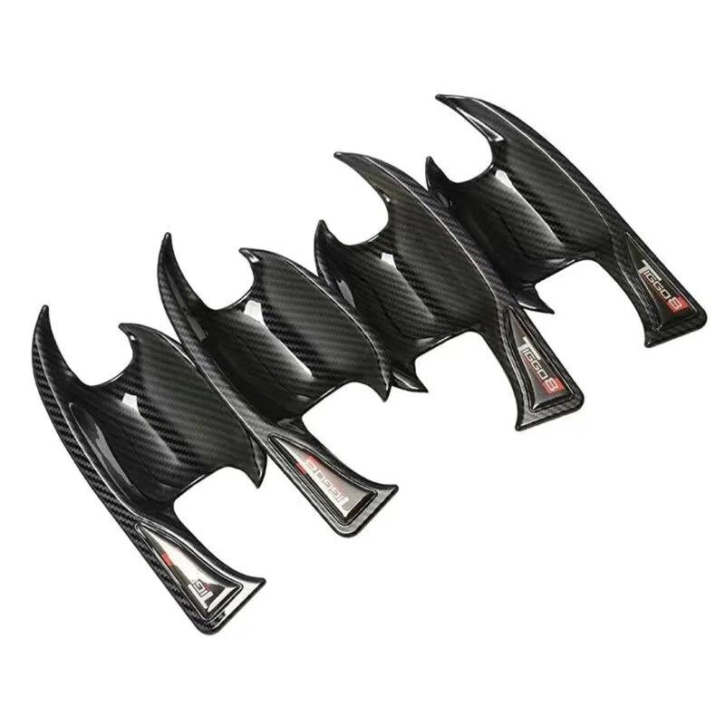 

Аксессуары для Chery Tiggo 8 Pro Max 2022, крышка ручки, дверная чаша, устойчивая к царапинам наклейка, автомобильный ABS карбон, внешний стиль Door Bowl