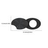 Smart Glasses LED Light Blocking Stickers Fit for Meta Sliding Reusable Adhesive Eyeglass Camera Cover Black Tool