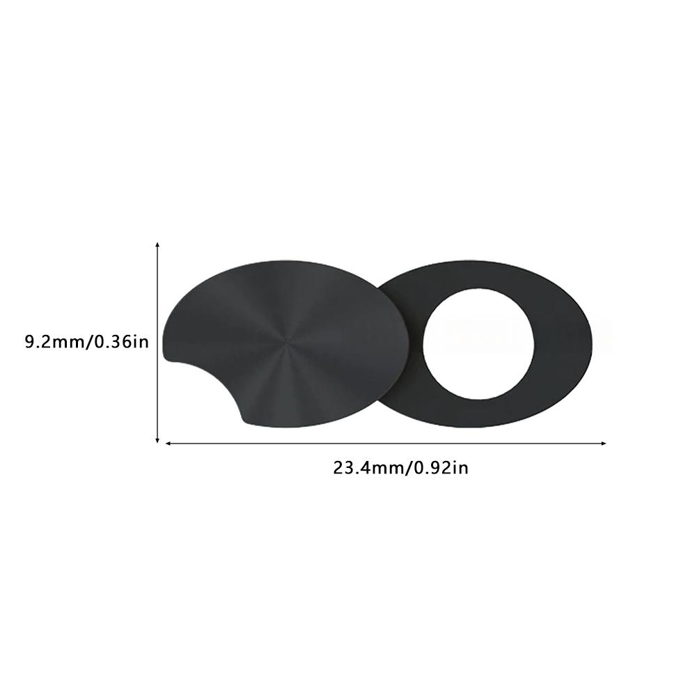 Smart Glasses LED Light Blocking Stickers Fit for Meta Sliding Reusable Adhesive Eyeglass Camera Cover Black Tool