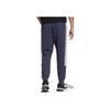Adidas Block Knit Pants With Elastic Cuff And Logo Print Men Bottoms Blue HM2988