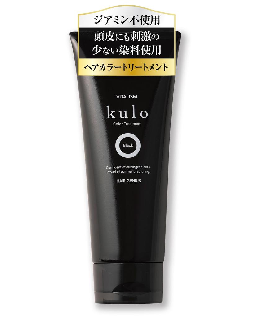 VITALISM Kulo Color Treatment Hair Dye Treatment Ingredients (Black) 70% (200g)