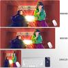 Große Mauspads Laptop Gaming Zubehör Computer Gamer Anime Tastaturunterlage Mauspads Schreibtisch Die Apotheker-Tagebücher Mauspads