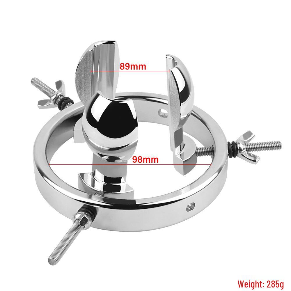 Pleasure Metal Anal Expander Plug for Men & Women - Rear Garden Stimulation & SM Training Toys