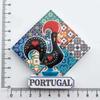 Portugal Fridge Magnets Tourist Souvenir Portuguese Cock Lisboa Tram Guitar Magnetic Refrigerator Sticker Collection Travel Gift