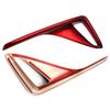Red ABS Rear Fog Light Cover Frame Sticker for Cars (1 Pair)