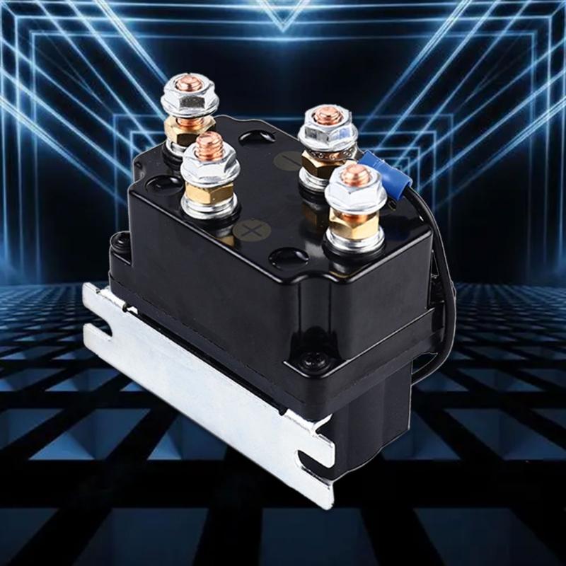 Universals 12V 250A Winch Remote Contactor Winch Relays Kits Practical Winch Control Solenoid Relays Control Box