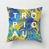 Summer Tropical Floral Cushion Cover Home Decor Office Sofa Pillowcase Green Plant Throw Pillowcase