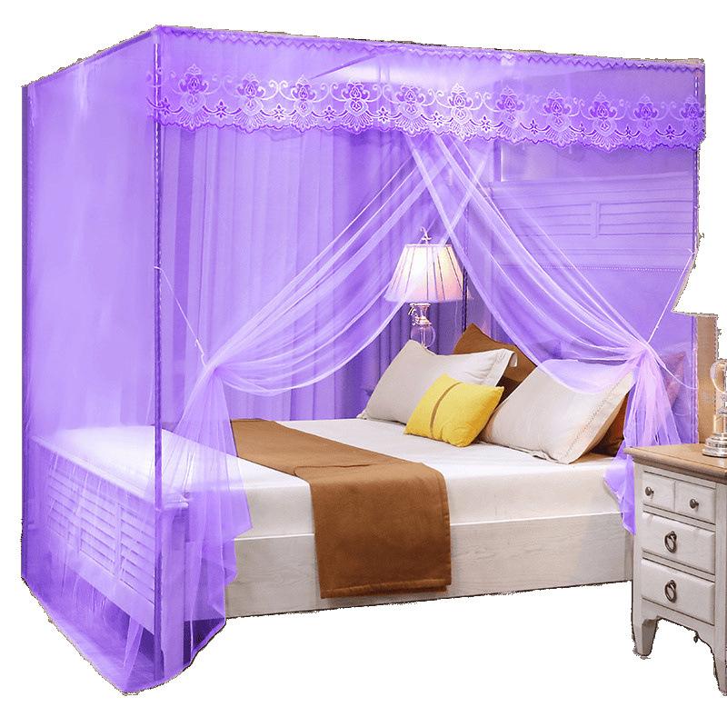 Mosquito Net Single Door Without Bracket Encrypted Home Princess Style Student Dormitory Net Yarn Single Person