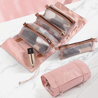 4-in-1 Detachable Mesh Cosmetic Pouch/Storage Bag