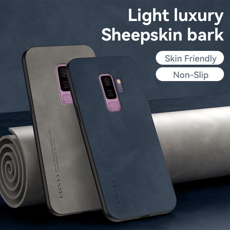 S 10 9 8 Luxusní Vintage kožené pouzdro z ovčí kůže pro Samsung Galaxy S10 S9 S8 Plus 5g Men Business Retro Back Cover S10plus S9plus