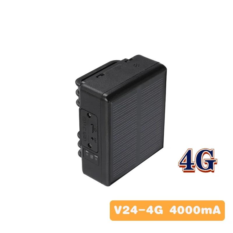 RF-V26 2G Solar GPS tracker anti-lost for Pet sheep cow Cattle animal And Car global positioning Tracker / RF-V24 tracker 2G/4G V24-4G 4000mA