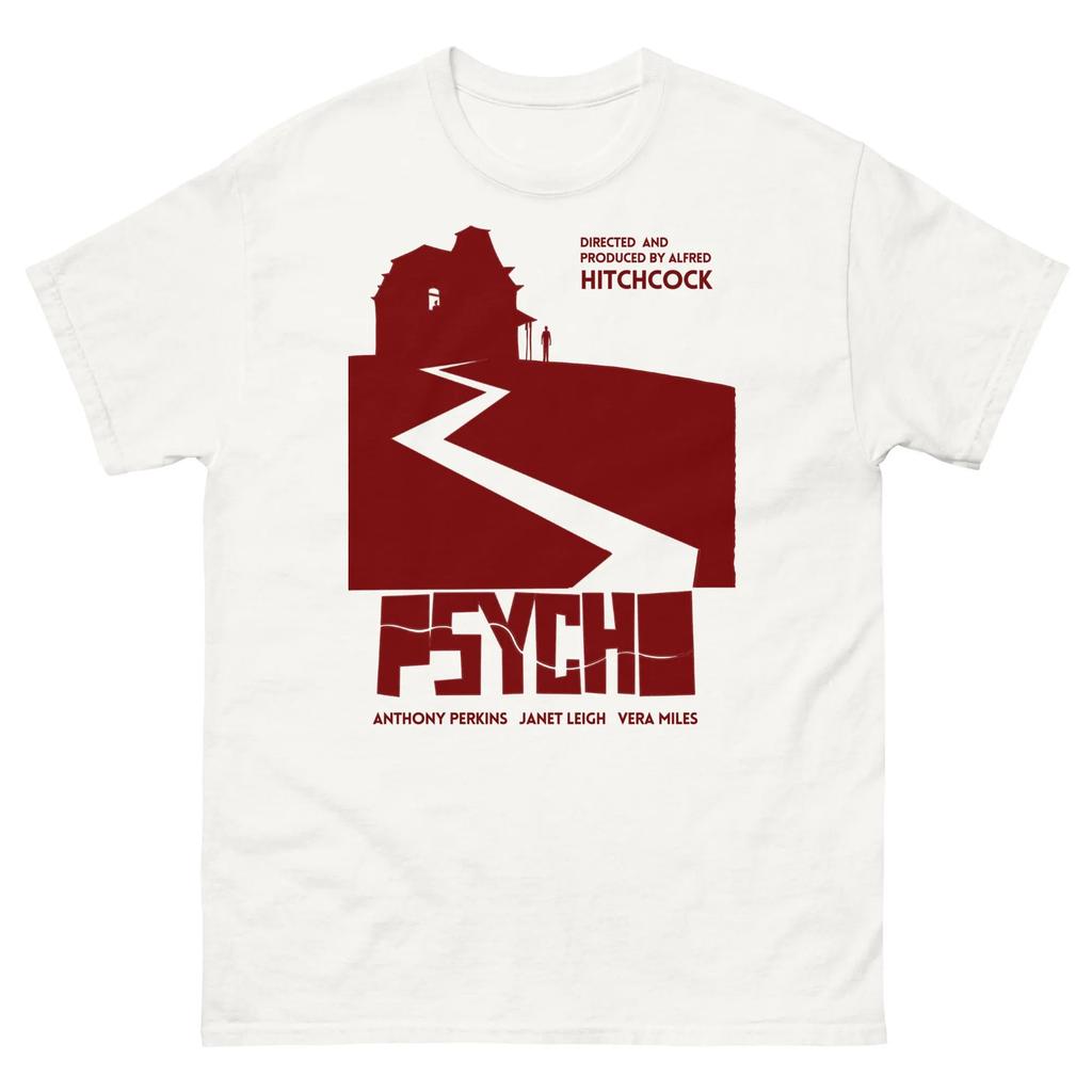 Psycho Bates Motel Vintage Horror Graphic T Shirt Women Unisex Cotton Tee Summer Spring Vintage Harajuku Oversize Streetwear