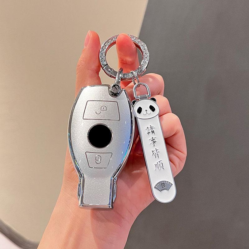 Tpu Car Key Case Cover Fob For Mercedes Benz A B C E G S Class Gls Gla Glk E200 E400 E63 S350 C260 C300 S400 S500 W204 W212 W176