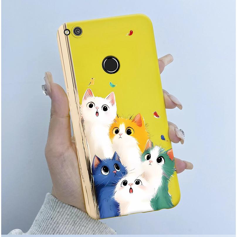 For Huawei P8 Lite 2017 GR3 2017 Case Honor 8 Lite Soft TPU Silicone Cover Cute Cartoon Panda Phone Case PRA-LX1 LX3 Coque Funda