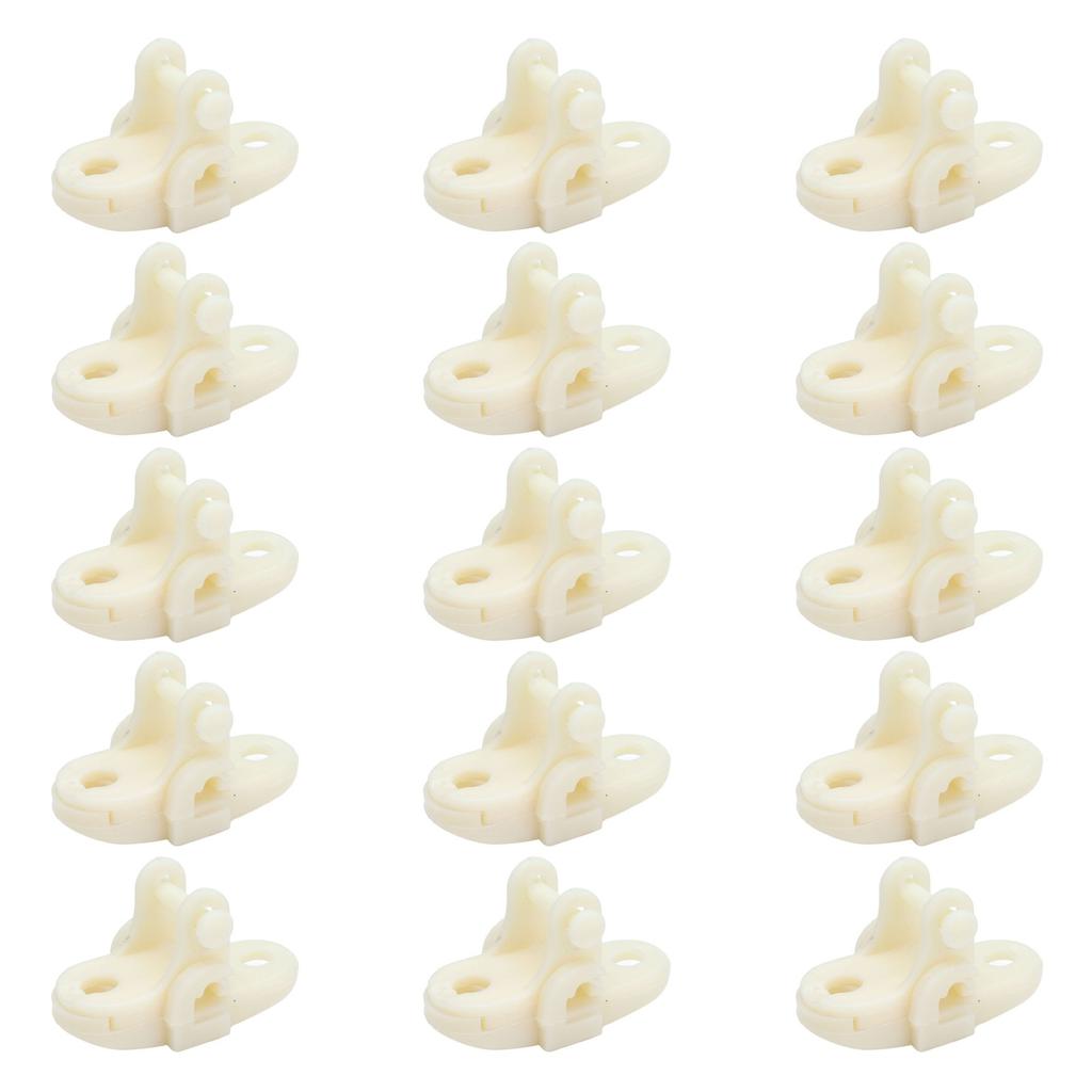 15pcs Greenhouses Pulley Plastic White Durable Ventilator Pulley Wheel for Agriculture Livestock Farms Greenhouses