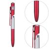 4 In 1 Night Read Writing Pencil with LED Flashlight Folding Phone Holder Stylus Pen for Touch Screen Devices for Office Workers