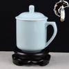 Celadon Ceramic Tea Cup with Lid