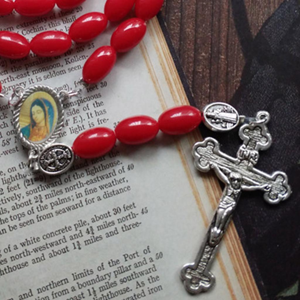 Buy Vintage Oval Beads Rosary Necklace 